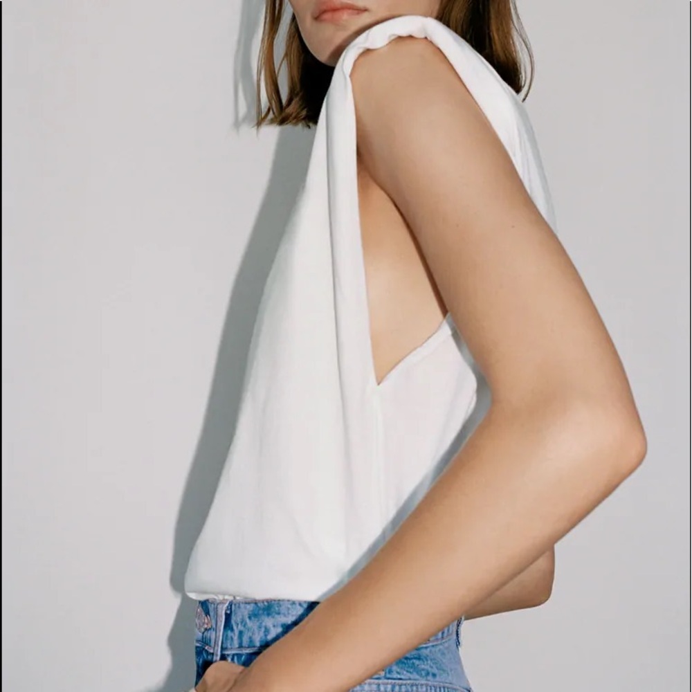Zara Shoulder Padded Top